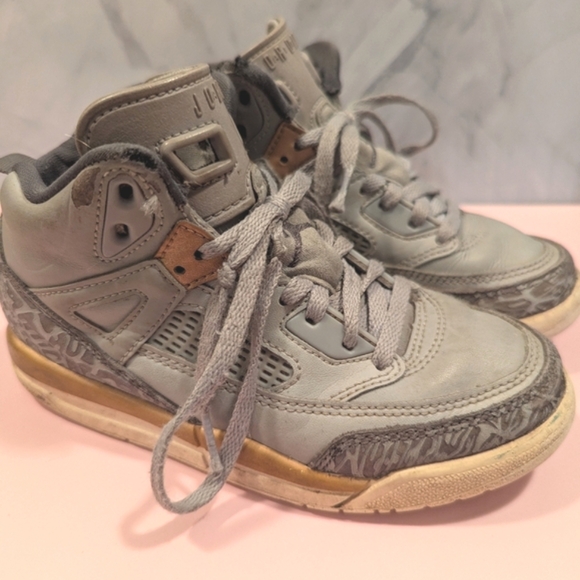 Jordan Other - Stylish Gray Kids High-Top Sneakers